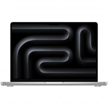 Laptop Apple MacBook Pro 14,2 M3, 8 núcleos CPU, GPU 10, 8 GB RAM, 512 GB SSD, USB-C 96W, macOS, Plata