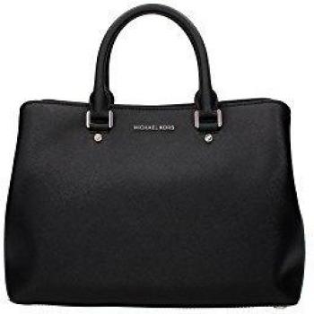 Michael Kors Savannah, Bolso maletín para Mujer, Negro