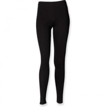 Leggings SF Minni para niñas de 3 a 4 años en color negro