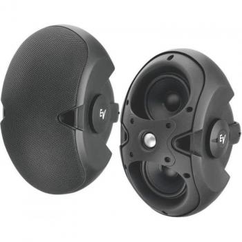 Electro-Voice EVID 4.2T 4 Two-Way Surface-Mount Loudspeaker, Pair, Black