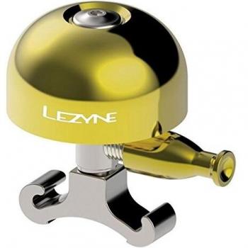 LEZYNE Classic Brass Bell Timbre de Bici, Plateado, M