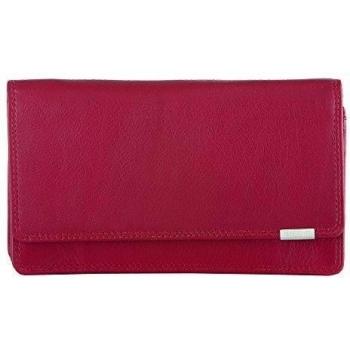 Bodenschatz Kings Nappa - Monedero de cuero mujer, color rojo, talla 18x10x3 cm