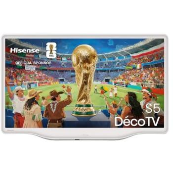 Televisor Hisense 43S5Q QLED 43 UHD 4K Smart TV con IA, Dolby Atmos y Diseño Artístico