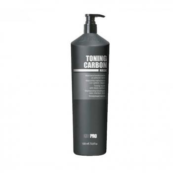 Mascarilla Toning Carbon Kaypro 1000Ml - Hidratante, nutritiva, formulación específica para cabellos rubios y grises, elimina tonos amarillos no deseados, aporta brillo y suavidad
