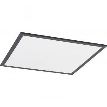 Plafón LED Lindby Nelios, CCT 62 x 62 cm, lámpara de techo de aluminio negro
