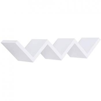 Estante de pared rectangular blanco mod. Saetta 56 x 11.5 x 15.5 cm
