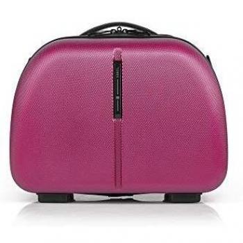 Gabol - Paradise | Neceser de Viaje Rigido con Asa de Transporte y Bandolera de Color Fucsia