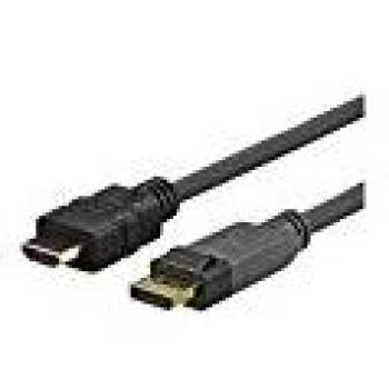 Adaptador de Video Vivolink DisplayPort a HDMI 1.5 m - Alta Calidad, Conectores Macho, Color Negro