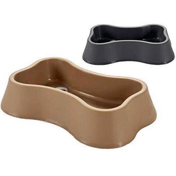 Mascow S3602660 Comedero para Mascotas Hueso, 32 x 7 x 21 cm