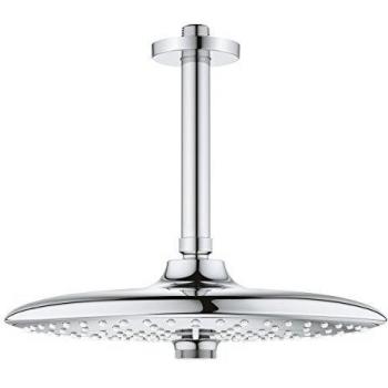 Grohe Euphoria 260 Rain Shower Head with Ceiling Mount and 3 Spray Patterns, 142mm