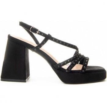 Montevita Sandalias de Tacón Festsand2, características: modelo para mujer, color negro, diseño elegante, altura de tacón adecuada para ocasiones especiales