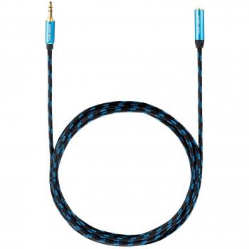 Ultra HDTV Premium – 0,5m Cable de audio estéreo Jack, conector macho de 3,5mm a hembra de 3,5mm