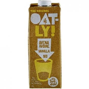 Oatly bebida avena sabor vainilla oatly bio 1 l pack de 3