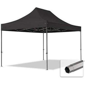 Carpa Plegable 3x4,5m Premium Acero 40mm Gris Oscuro