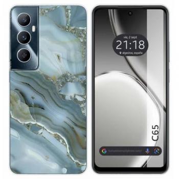 Funda de Silicona para Realme C65 4G Diseño Mármol 09