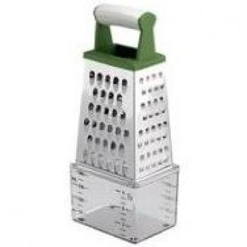Tescoma 643788 RALLADOR 4 Caras con DEPOSITO MEDIDOR Handy, Plástico