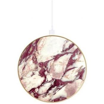 Cargador Inalámbrico Qi Multicolor 10W Calacatta Ruby Marble de iDeal Of Sweden