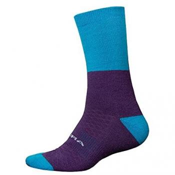 Calcetines de invierno Endura Baabaa Merino Azul Eléctrico (S-M)