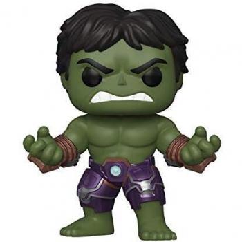 Funko - Pop! Marvel: Avengers Game - Hulk Figurina, Stark Tech Suit, Multicolor