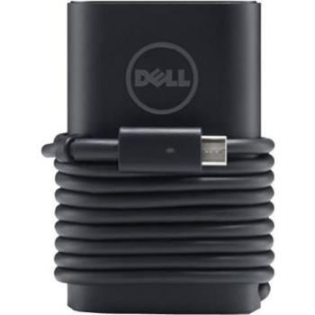 Adaptador de corriente Dell USB-C de 65W en color negro con carga rápida