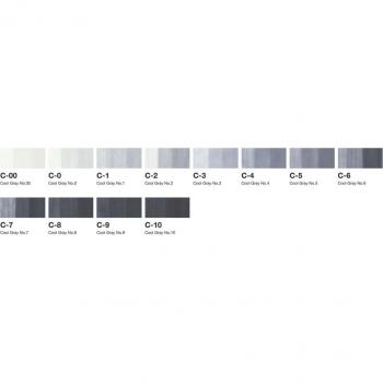 Copic Sketch Markers Set of 12 - Cool Gray