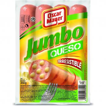 Oscar Mayer Salchichas Jumbo Queso - 350 gr