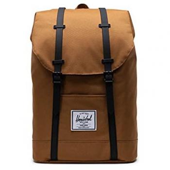 Herschel Retreat Unisex Brown Rubber Backpack Size: One Size