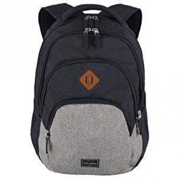 Travelite Basics Melange 22L Laptop Backpack Navy/Grey