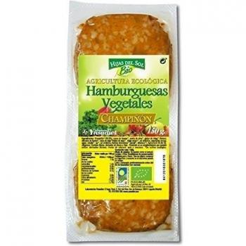 Hijas Del Sol Bio Hamburguesa Vegetal Champiñón - Paquete de 2 x 75 gr - Total: 150 gr