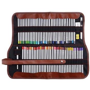 Juego de 72 lápices de colores Marco Raffine 7100, para arte, con bolsa de lienzo plegable, para libros de colorear para adultos, dibujo, escritura, diseño y tarjetas de bendiciones coloridas
