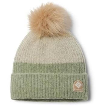 Gorro Columbia Winter Blur Pom Pom Verde Unisex con diseño de pom pom, material térmico, ajuste cómodo y estilo casual