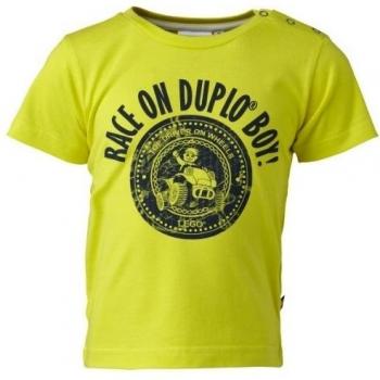 LEGO Wear Duplo - Camiseta de manga corta con cuello redondo para bebé, color amarillo claro 220, talla 12 meses