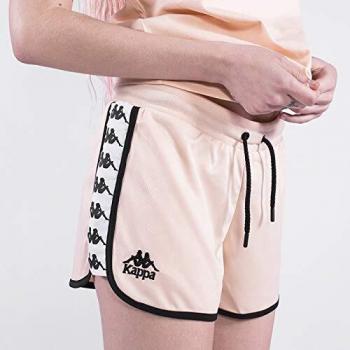 Kappa Anguy Auth Pantalones Cortos, Mujer, Rosa, M