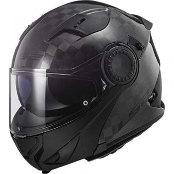 LS2 Casco de moto FF313 VORTEX CARBON, Negro, XS