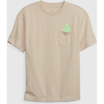 Camiseta de niño manga corta y cuello redondo de Gap