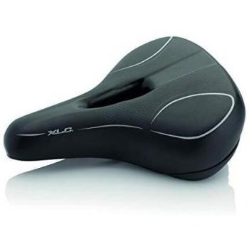 XLC Mujer Traveller II – Sillín de Bicicleta, Color Negro, tamaño 262x189mm, 0.49