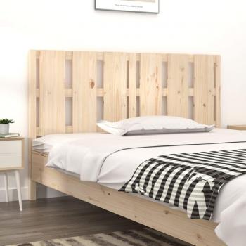 Cabecero de cama 155,5x4x100 cm madera maciza de pino