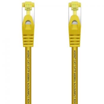 Aisens A146-0472 Cable de Red Latiguillo RJ45 LSZH Cat.7 600 MHz S/FTP PIMF AWG26 25cm Amarillo