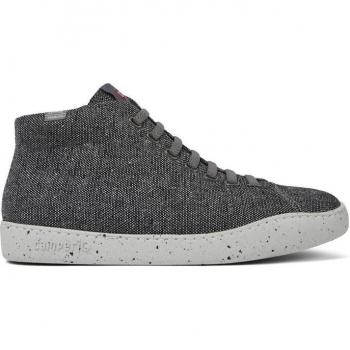 CAMPER Peu Touring Men's Ankle Boots - Grey, Size 39 (US 6.5) - Cotton Fabric