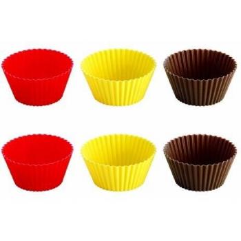 Set de 6 moldes de silicona para muffins Tescoma DELÍCIA