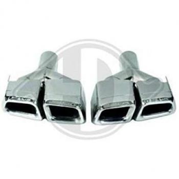 Cola de Escape Diederichs HD Tuning 4169200 para Mercedes X166 (2011-2015) - Diámetro 63mm, Longitud 335mm, Izquierda y Derecha