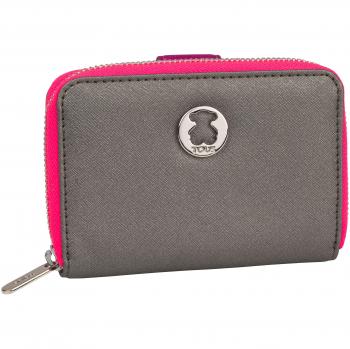 Tous Andrea Dubai Saf, Cartera para Mujer, Plateado