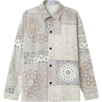 Sixth June Beige Patchwork Jacket for Men