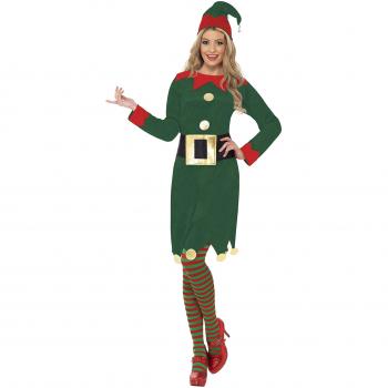 Disfraz de Elfa Navideña para Mujer - Talla S
