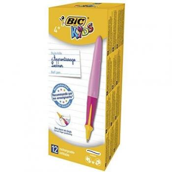 BIC Kids Learner Bolígrafos Retráctiles de Punta Media