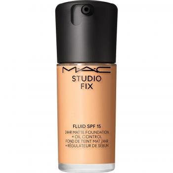 MAC Cosmetics Studio Fix Fluid SPF 15 24HR Matte Foundation + Oil Control - Shade NC20 - 30 ml