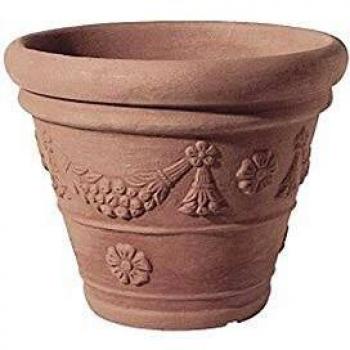 Vaso Campana de Tropea Terracota 78 cm con diámetro de 78x62 cm para plantas y flores