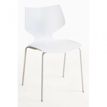 Silla de Diseño Plecy Blanca para Comedor