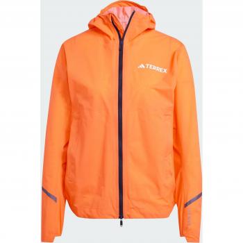 Chaqueta impermeable ligera para mujer Adidas Terrex Xperior 2.5L - Naranja - Talla L