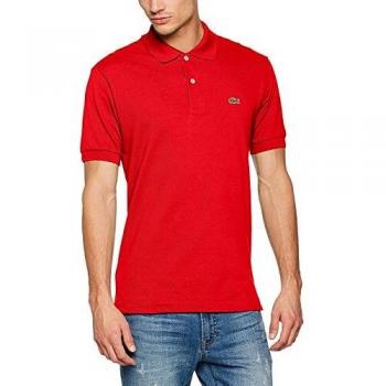 Lacoste Classic Pique Polo Shirt - Red, Size L